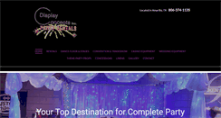 Desktop Screenshot of displayconceptspartyrentals.com