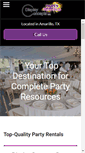 Mobile Screenshot of displayconceptspartyrentals.com